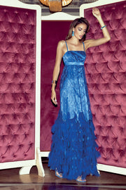 Dress With Sequins And Feathers