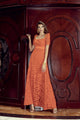Abito In Pizzo Arancio